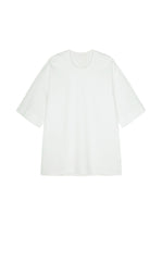 T-Shirt / JNBY Oversized O-line Cotton Blend T-Shirt