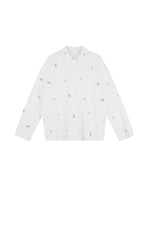 قميص / JNBY بولو طويل الأعماق فصلي بالآلوان المائية