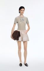 T-Shirt / JNBY X-Shaped Dog Graphic Fitted T-Shirt