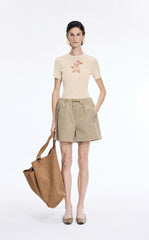 T-Shirt / JNBY X-Shaped Dog Graphic Fitted T-Shirt