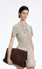 T-Shirt / JNBY X-Shaped Dog Graphic Fitted T-Shirt