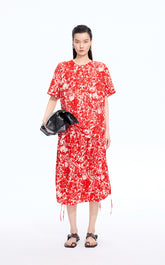 T-Shirt / JNBY Floral Cotton Relaxed T-Shirt
