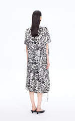 T-Shirt / JNBY Floral Cotton Relaxed T-Shirt