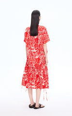 T-Shirt / JNBY Floral Cotton Relaxed T-Shirt