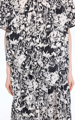 T-Shirt / JNBY Floral Cotton Relaxed T-Shirt