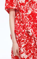 T-Shirt / JNBY Floral Cotton Relaxed T-Shirt