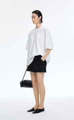 T-Shirt / JNBY Oversized Cotton Short Sleeve T-Shirt
