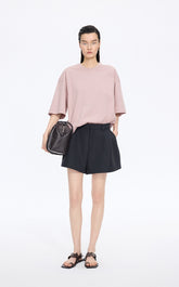 T-Shirt / JNBY Oversized Cotton Short Sleeve T-Shirt