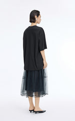 T-Shirt / JNBY Oversized Cotton Short Sleeve T-Shirt