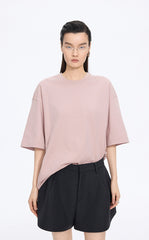 T-Shirt / JNBY Oversized Cotton Short Sleeve T-Shirt