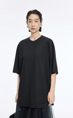T-Shirt / JNBY Oversized Cotton Short Sleeve T-Shirt