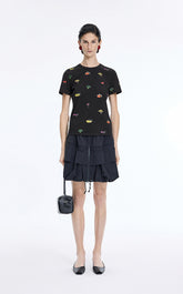 T-Shirt / JNBY Vegetable Graphic Cotton T-Shirt
