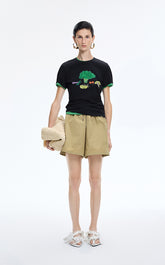 T-Shirt / JNBY Vegetable Print Cotton T-Shirt
