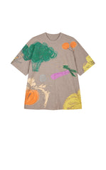 T-Shirt / JNBY Vegetable Graphic Cotton T-Shirt