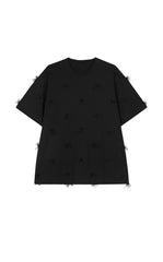 T-shirt / JNBY Floral Relaxed Cotton T-Shirt