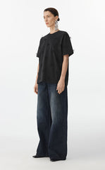 T-shirt / JNBY Floral Relaxed Cotton T-Shirt