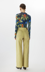 T-shirt / JNBY Hand-Painted Acrylic Daffodil T-shirt