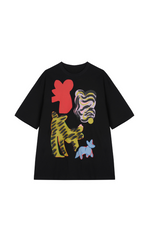 T-shirt / JNBY Oversized Chic Cat Graphic T-Shirt