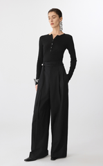 T-shirt / JNBY Slim Fit Cotton Long-Sleeve T-shirt