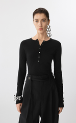 T-shirt / JNBY Slim Fit Cotton Long-Sleeve T-shirt