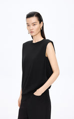Tank Top / JNBY Silk-Touch Cotton Knit Tank