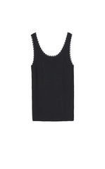 Tank Top / JNBY Lace Trim Cotton Knit Camisole
