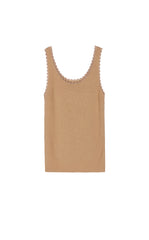Tank Top / JNBY Lace Trim Cotton Knit Camisole