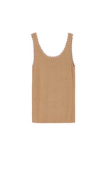 Tank Top / JNBY Lace Trim Cotton Knit Camisole