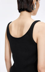 Tank Top / JNBY Sculpted Knit Cotton Tank