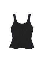 Tank Top / JNBY Sculpted Knit Cotton Tank