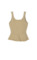 Tank Top / JNBY Sculpted Knit Cotton Tank