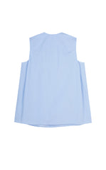 Top / JNBY Cotton Frog-Button Sleeveless Top