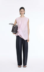 Top / JNBY Cotton Poplin Sleeveless Cinched Top