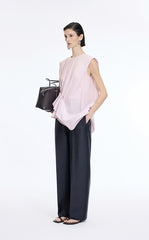 Top / JNBY Cotton Poplin Sleeveless Cinched Top
