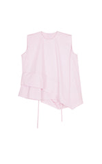 Top / JNBY Cotton Poplin Sleeveless Cinched Top