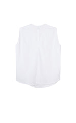 Top / JNBY Gathered Cotton Sleeveless Top