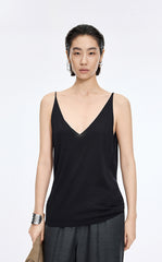 Top / JNBY Silk Knit V-Neck Camisole