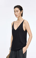 Top / JNBY Silk Knit V-Neck Camisole