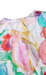Top / JNBY Watercolor Floral Sleeveless Top