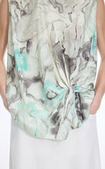Top / JNBY Watercolor Floral Sleeveless Top