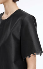 Top / JNBY Merino Silk Embroidered Knit Top