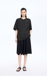 Top / JNBY Oversized Embroidered Cotton T-Shirt
