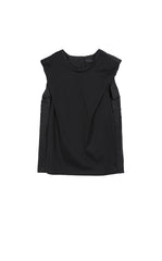 Top / JNBY Textured Polka Dot Cotton Sleeveless Top