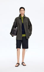 Trench Coat / JNBY A-Line Cotton Blend Trench Coat