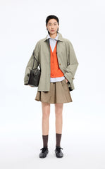 Trench Coat / JNBY A-Line Cotton Blend Trench Coat