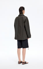 Trench Coat / JNBY A-Line Cotton Blend Trench Coat