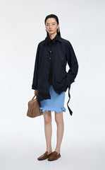 Trench Coat / JNBY Relaxed H-Shaped Raglan Sleeve Trench Coat