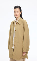 Trench Coat / JNBY Relaxed H-Shaped Raglan Sleeve Trench Coat