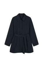 Trench Coat / JNBY Relaxed H-Shaped Raglan Sleeve Trench Coat