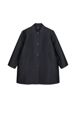 Trench Coat / JNBY Silk-Blend Loose Mid-Length Trench Coat